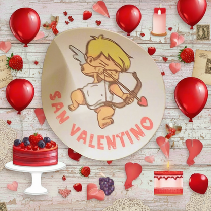 allestimento vetrinistica tag sticker cupido san valentino etichetta adesiva packaging idee regalo ricordini souvenir confezionamento fai da te