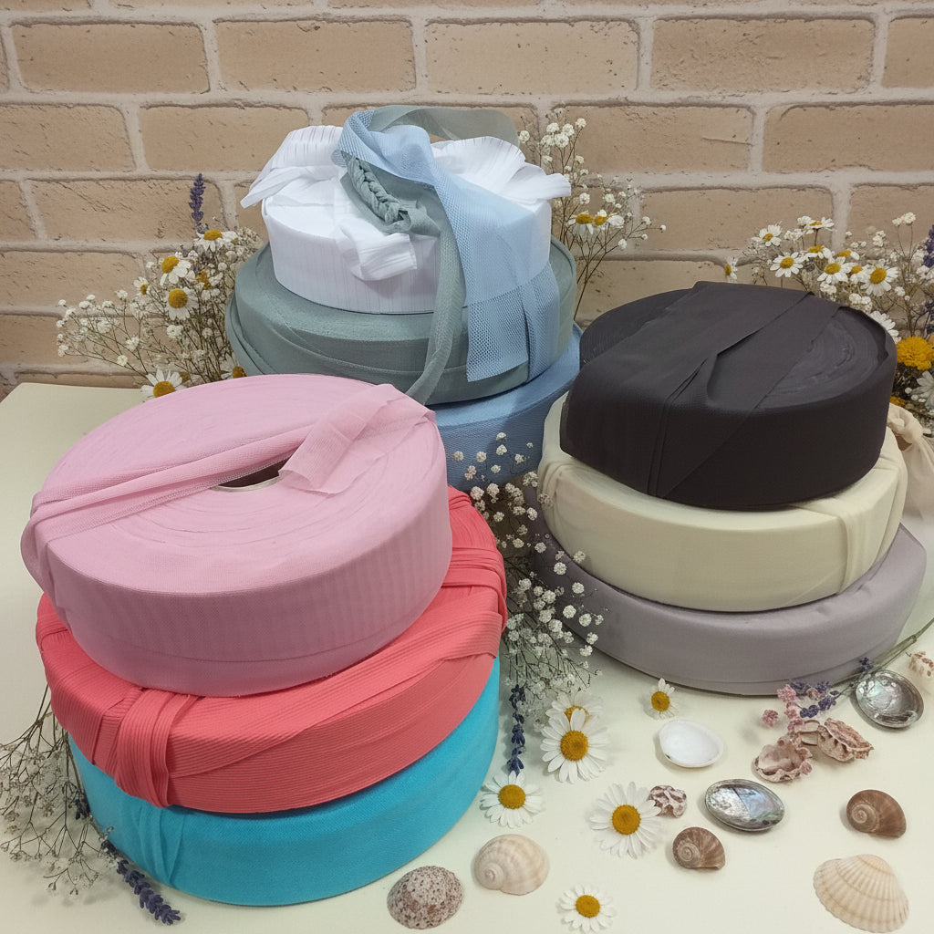 colori pastello vivaci misto assortiti stock a peso a kg sfumata misto fettuccia pizza lycra + tulle per borse uncinetto crochet net bags modello clutch pochette cerimonia