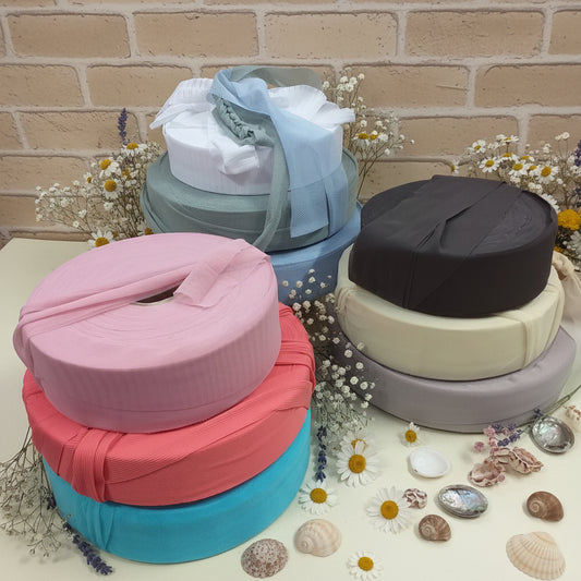 colori pastello vivaci misto assortiti stock a peso a kg sfumata misto fettuccia pizza lycra + tulle per borse uncinetto crochet net bags modello clutch pochette cerimonia