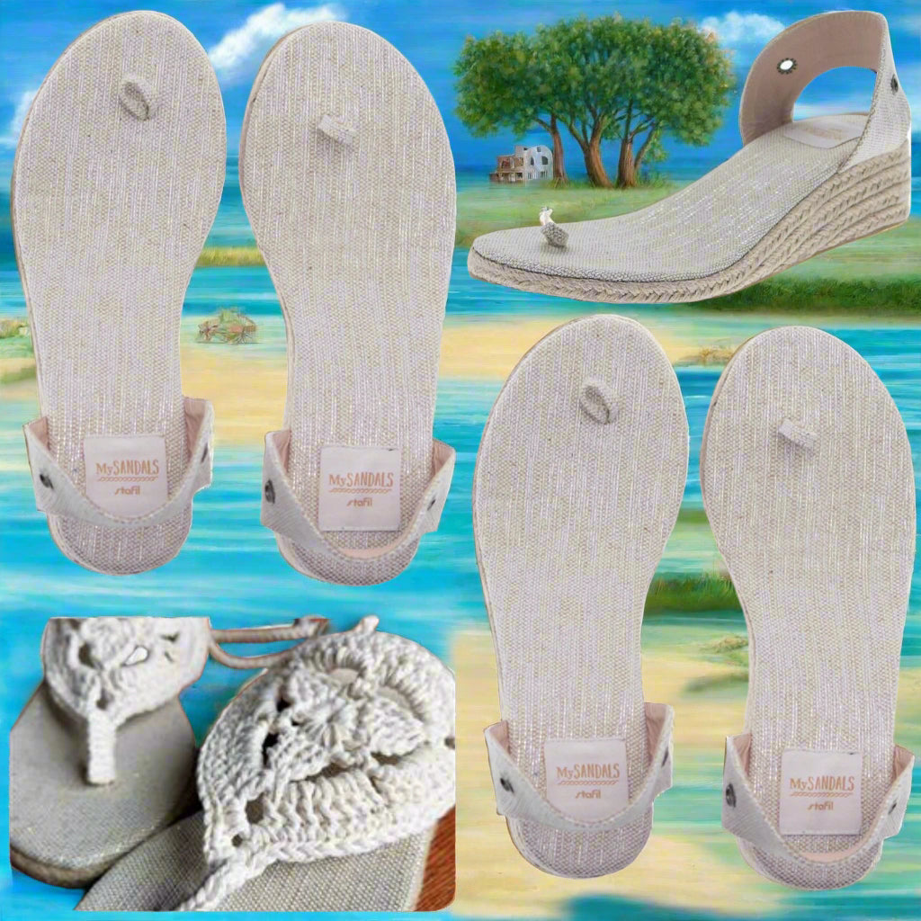 suole my sandals stafil basi per sandali uncinetto tacco corda tessuto infradito espadrilles fai da te scarpe estive