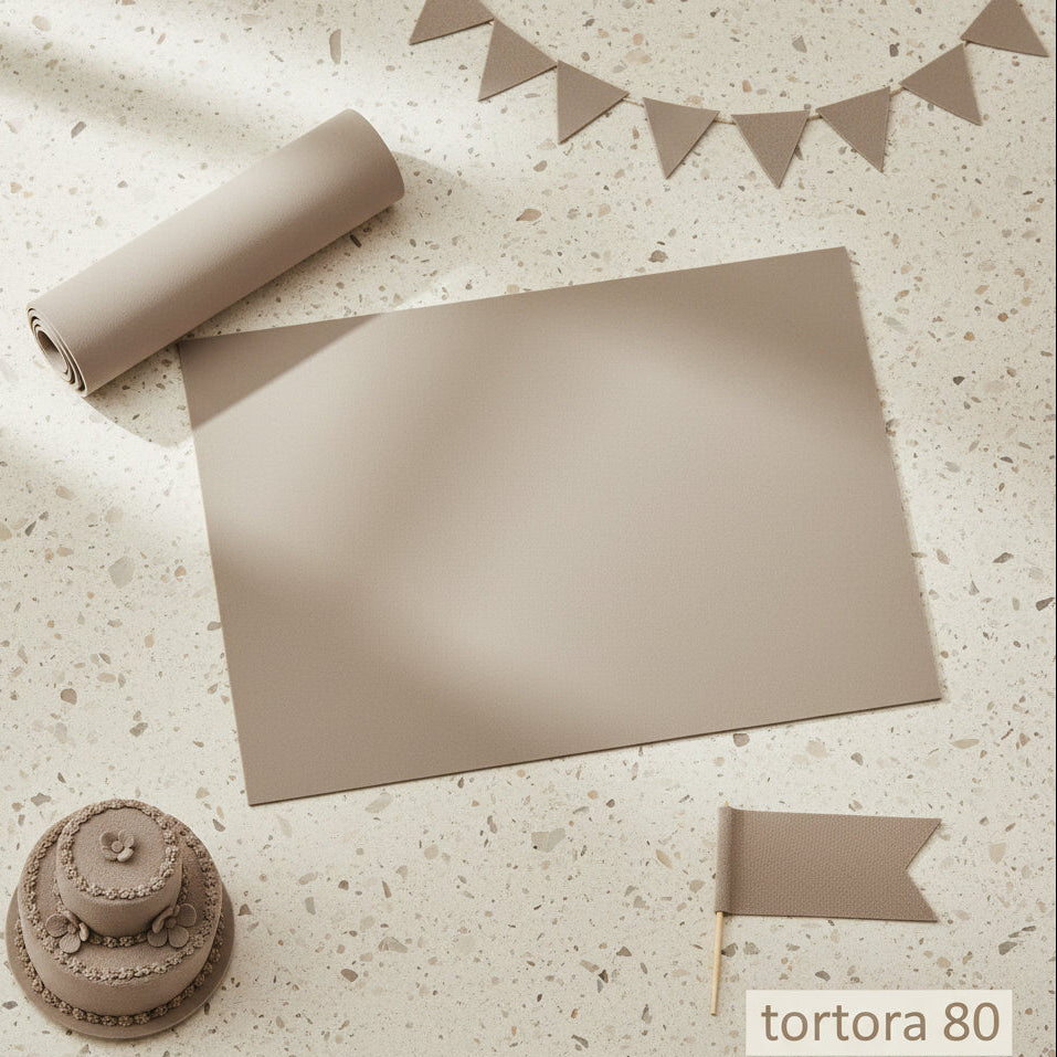 Stafil moosgummi colore 80 tortora fommy 2 mm gomma crepla eva spessa morbida modellabile uso lavoretti creativi bambini fiori giganti torte scenografiche compleanno centrotavola pasquale fiorellini bomboniere