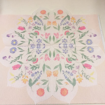 fiori di campo e da giardino decoupage tovaglioli aperti carta di riso in offerta