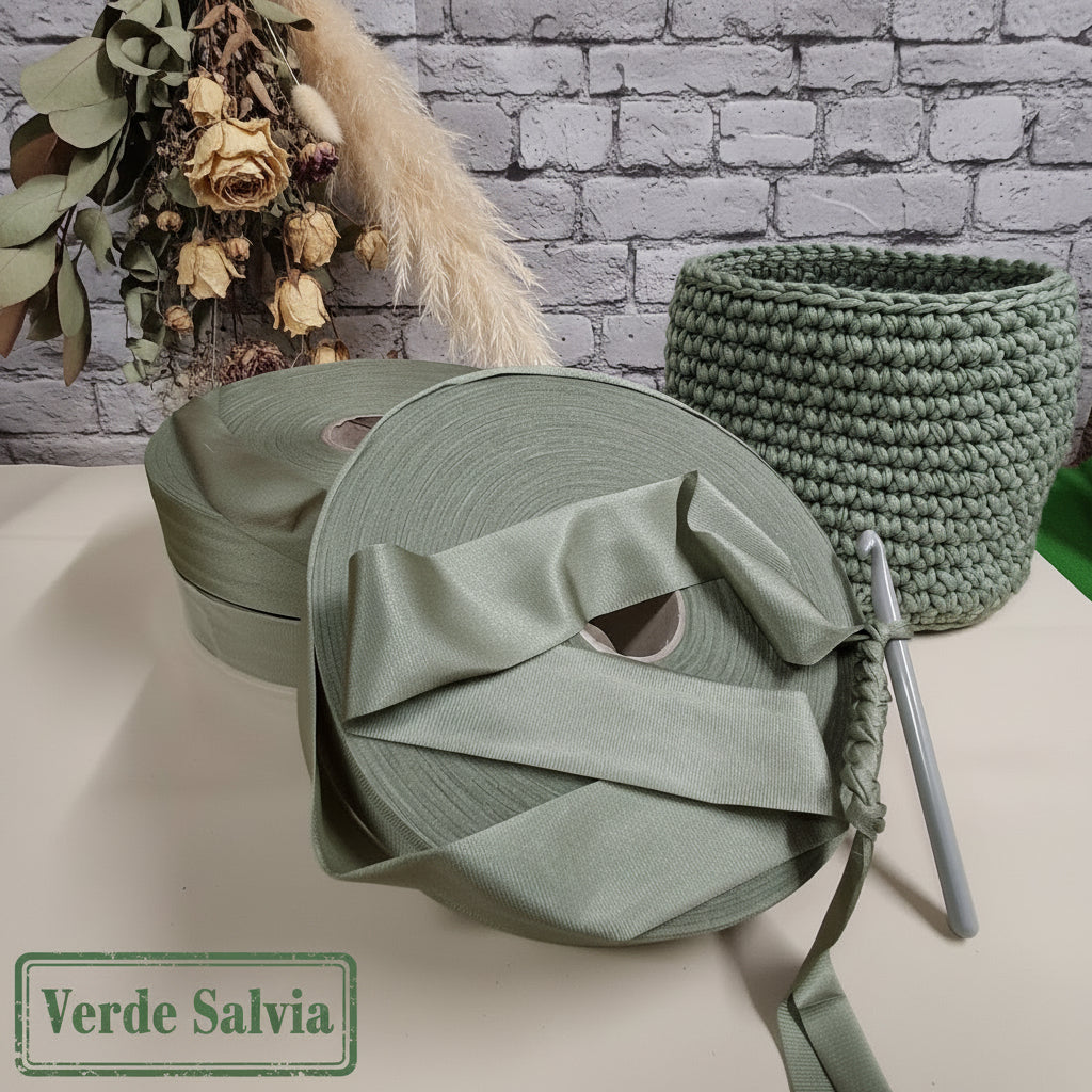 shop fettuccia maglina stafil jersey borse cestini tappeti uncinetto scaldacollo collane pochette clutch bags abbigliamento moda verde salvia