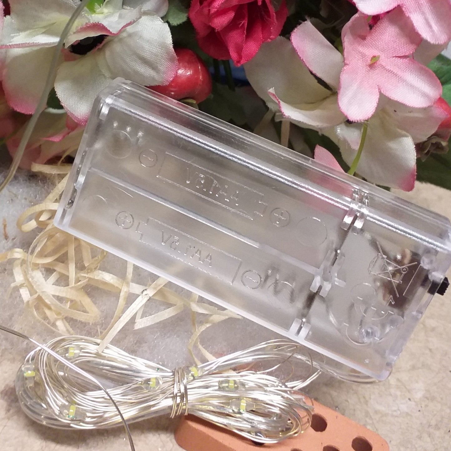 scatolino trasparente mini luci led natalizie batteria per Presepe Natale albero ghirlanda luminosa fili 20 luminarie Stafil lichterkette uso centrotavola floreali ghirlande natalizie  decorazioni vetrinistica ambienti interni