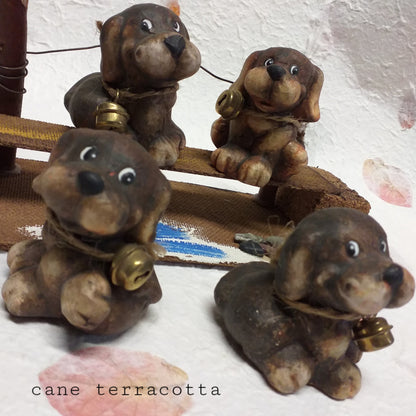 animali presepe mini giardino set cani oggettistica in terracotta miniatura statuine uso decorazioni natalizie sorprese uova regalini