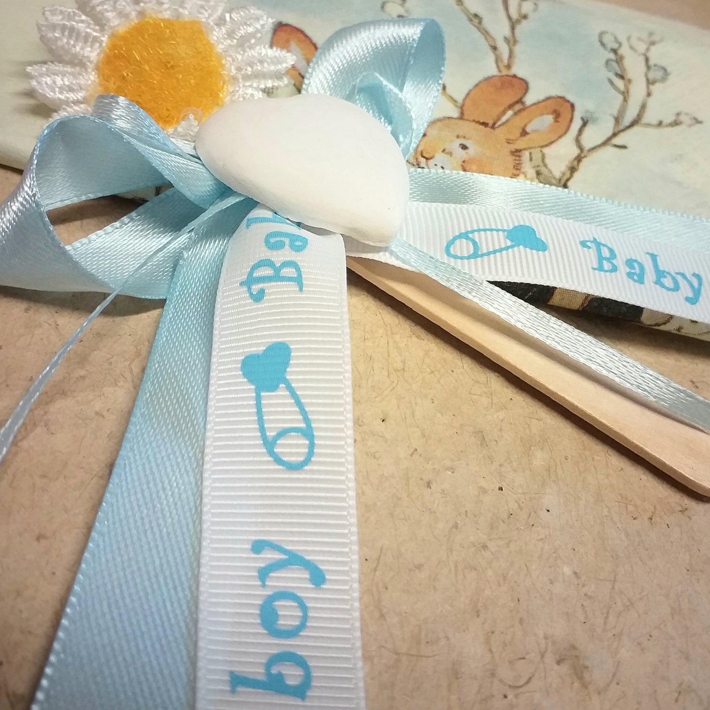 baby boy offerta bomboniere 1 euro segnalibro su stecco gelato gessetto cuore margherita per nascita bimbi maschietti babyshower battesimo primo compleanno