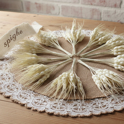 Decorazioni rustiche country fiori fai da te bomboniere spighe grano carta naturali uso per composizioni floreali pasquali confezionamento packaging regali chiudipacco enogastronomia