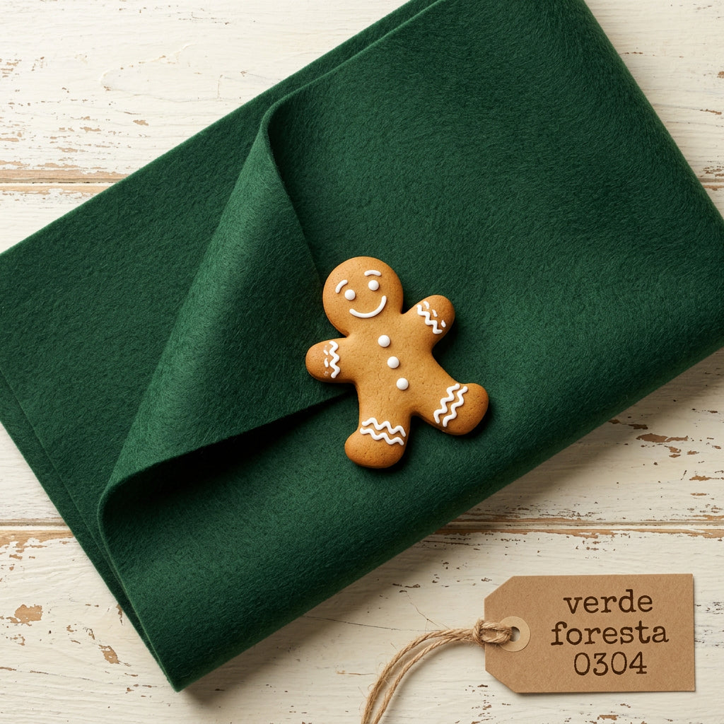 forest 304 bambola di pupazzo Ginger Ragù presenta feltro modellabile Renkalik stoffa tessuto termoformabile per tecnica stampi fiori Natale