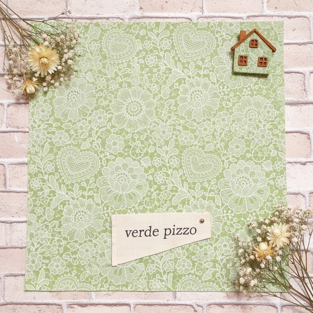verde bianco pannolenci morbido feltro stampato disegnato pizzo shabby fantasia casa primavera per lavoretti fuoriporta fiocchi nascita coccarde addobbi natalizi decorazioni pasquali vetrinistica bomboniere