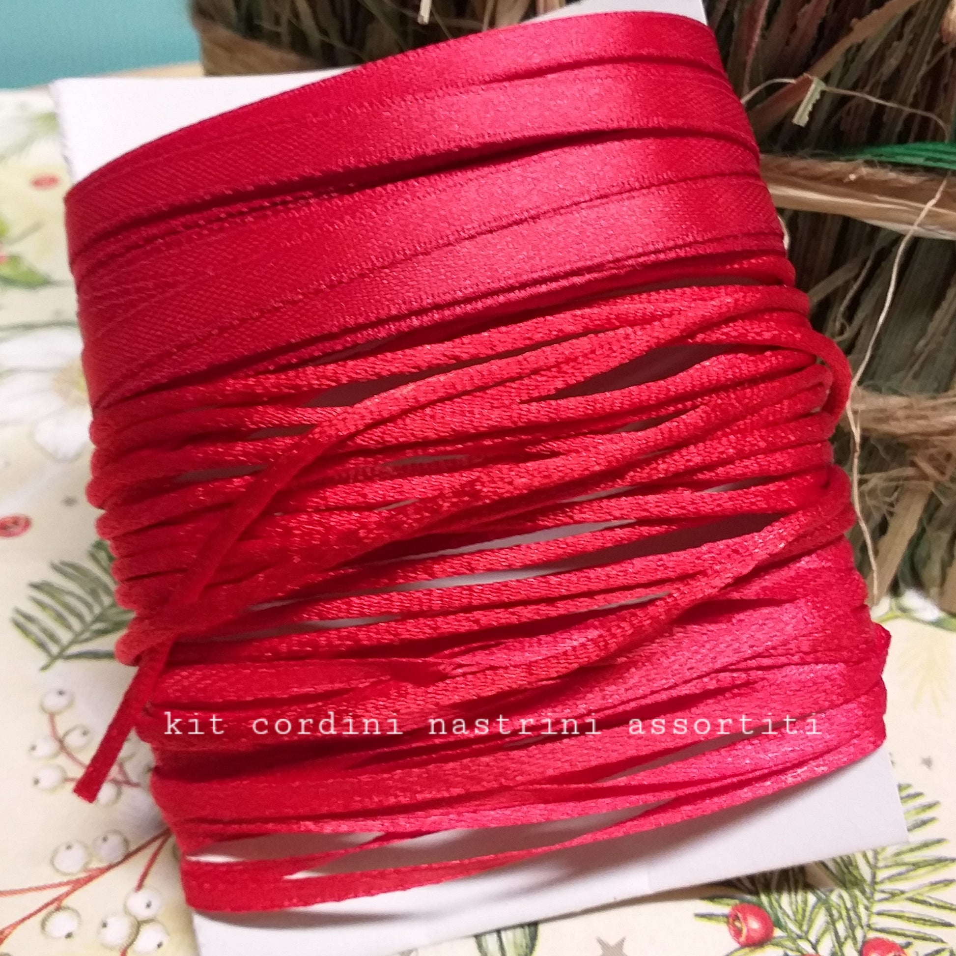 fili cordini nastrini san valentino festa della mamma kit confezione regalo accessori fai da te packaging