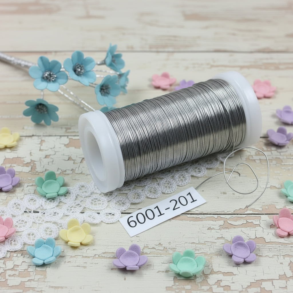 filo fioristi 0.40 mm di ferro metallici colorati zincato morbido per lavoretti creativi hobby perline creare fiori e steli alberi bonsai pasquali natalizi