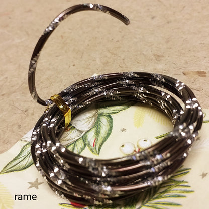 2 mm filo alluminio martellato tondino colore rame elastico modellabile ad uso creazione orecchini anelli bracciali gioielli ciondoli Wire bigiotteria hobbistica perline composizioni fiori fai da te bambole