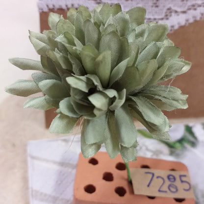 verde salvia fiori di stoffa e tulle organza applicazioni per vestiti abiti cappelli borse mare accessori da cucire applicare moda bigiotteria abbigliamento da spiaggia estate