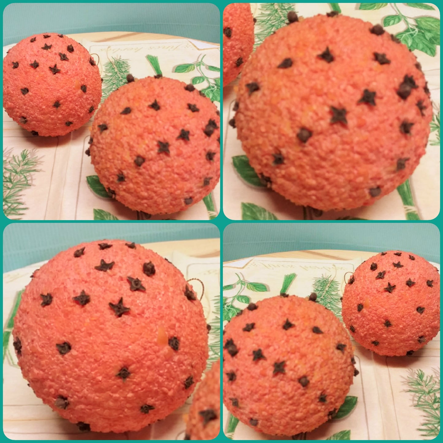 arance con chiodi di garofano frutta finta artificiale decorativa per centrotavola composizioni pasqua addobbi natale