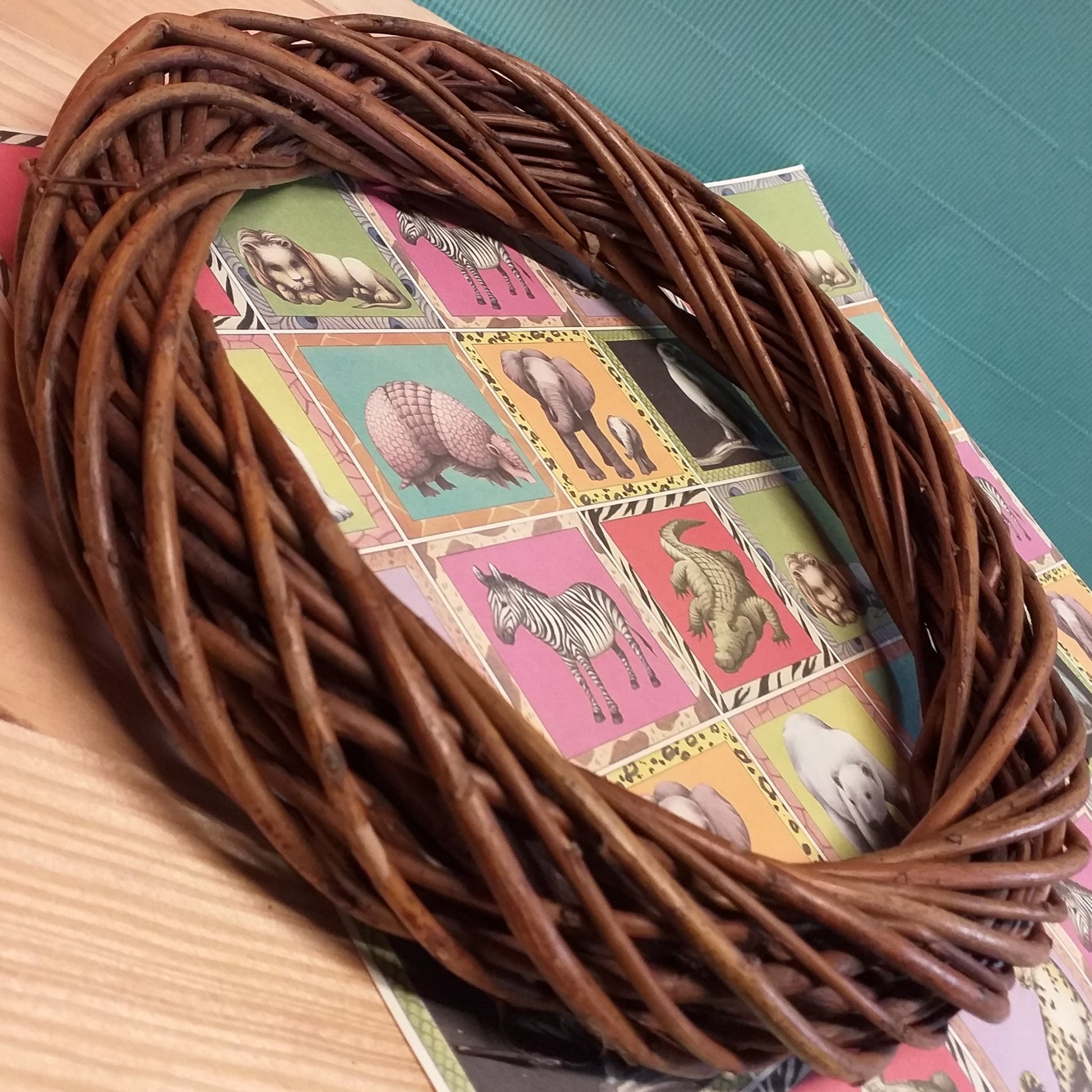 diametro 30 cm ghirlande vimini rattan coroncine cerchi salice scuro midollino uso anelli centrotavola fuoriporta pasquali natalizi fiocchi nascita