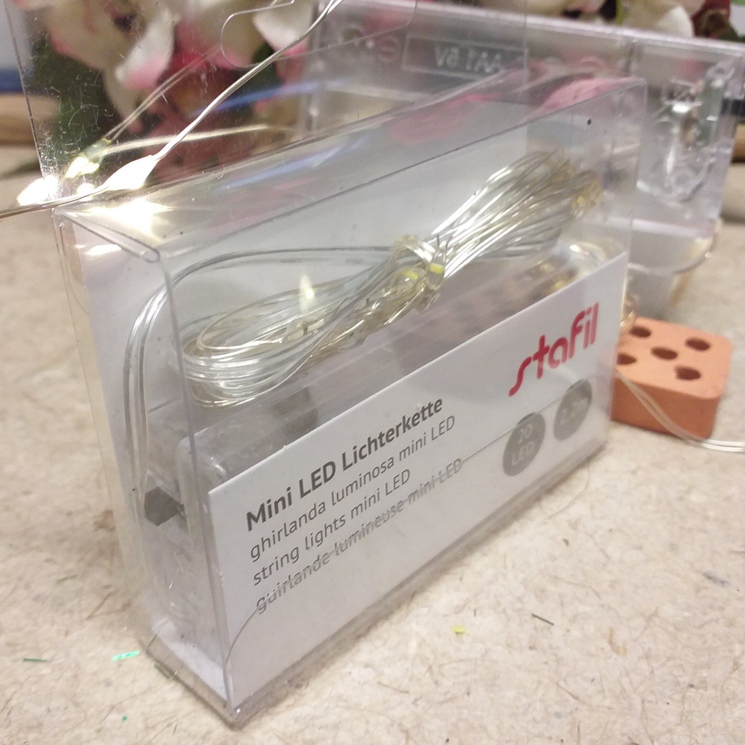 2.2 metri stafil mini luci led natalizie batteria per Presepe Natale albero ghirlanda luminosa fili 20 luminarie Stafil lichterkette uso centrotavola floreali ghirlande natalizie  decorazioni vetrinistica ambienti interni hobbistica