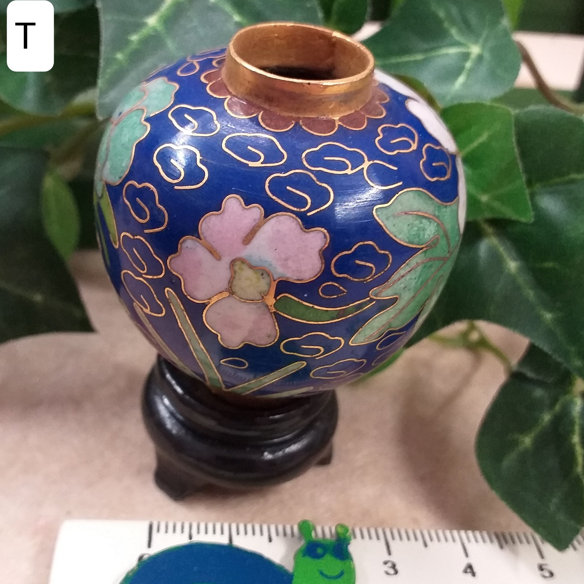 vaso per fiori mini oggetti smalto miniature ricordini souvenir idee regalo collezioni bomboniere arredamento casa delle bambole