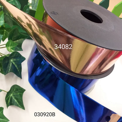 rame e blu natalizio negozio nastro carta colorato metallizzato per addobbi matrimonio anniversario nozze confezione regalo Natale decorazioni wedding