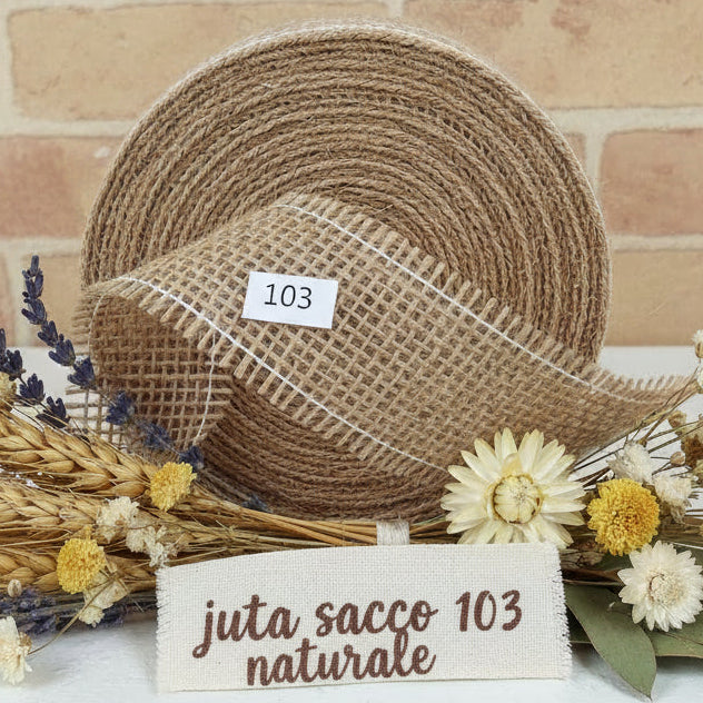 colore rustico grezzo nastro juta per bomboniere alberi natale confezioni uova pasquali tela sacco per decorazioni addobbi packaging vetrinistica confezionamento regali