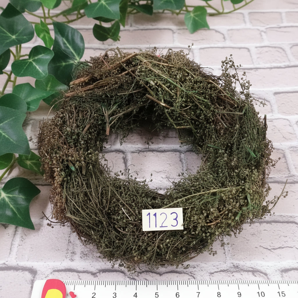 Nido finto artificiale di fiori secchi ad uso decorazioni di uova di Pasqua fai da te per uccellini ovetti confezioni regalo cesti vetrine composizioni centrotavola packaging