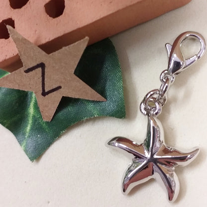 tema mare stella marina metallo ciondoli charms pandora-style per fettuccia tubolare uso creare borse bracciali collane bijoux di bigiotteria fai da te con perle di metallo
