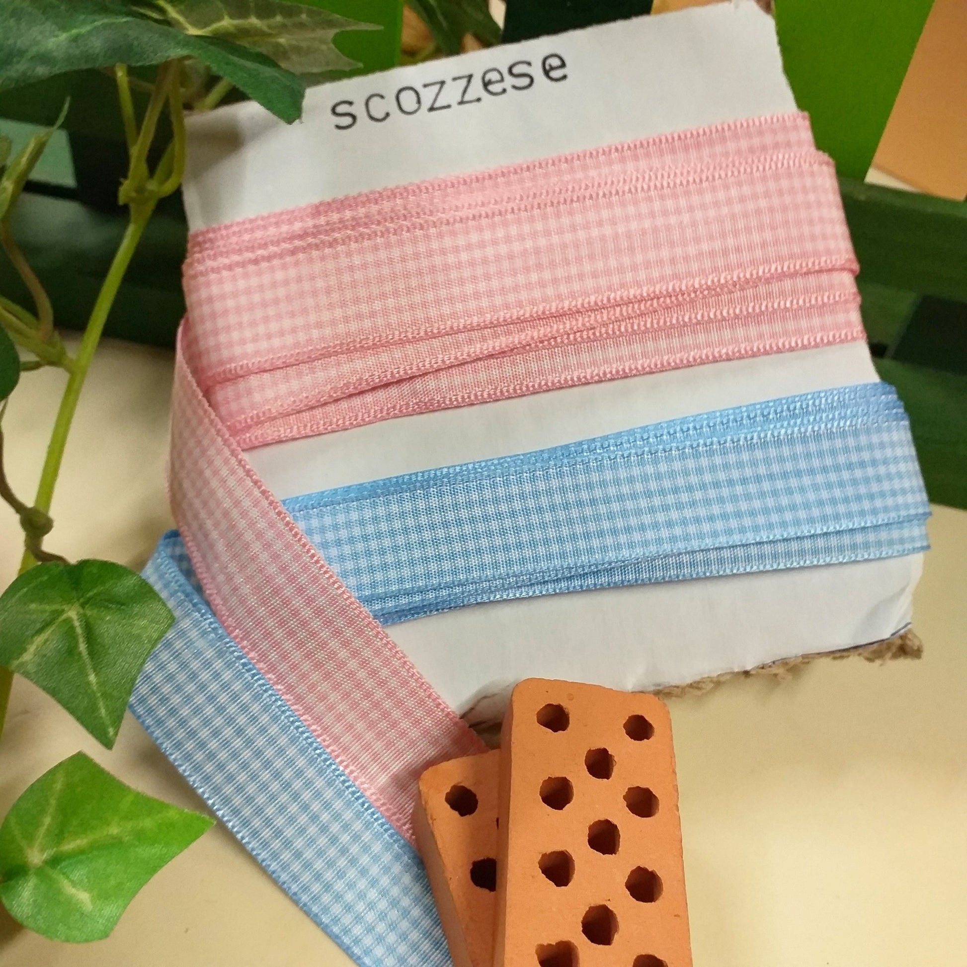 colori baby scozzese rosa celeste agramano passamaneria pasquale cucito creativo bordura nastro bordo broccato copripunto ad uso fai da te bambole tappezzeria corredino bambini
