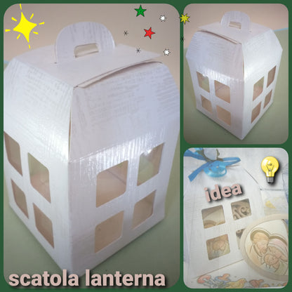 scatole bomboniere originali lanterna portaconfetti e portabomboniera icona famiglia matrimonio battesimo