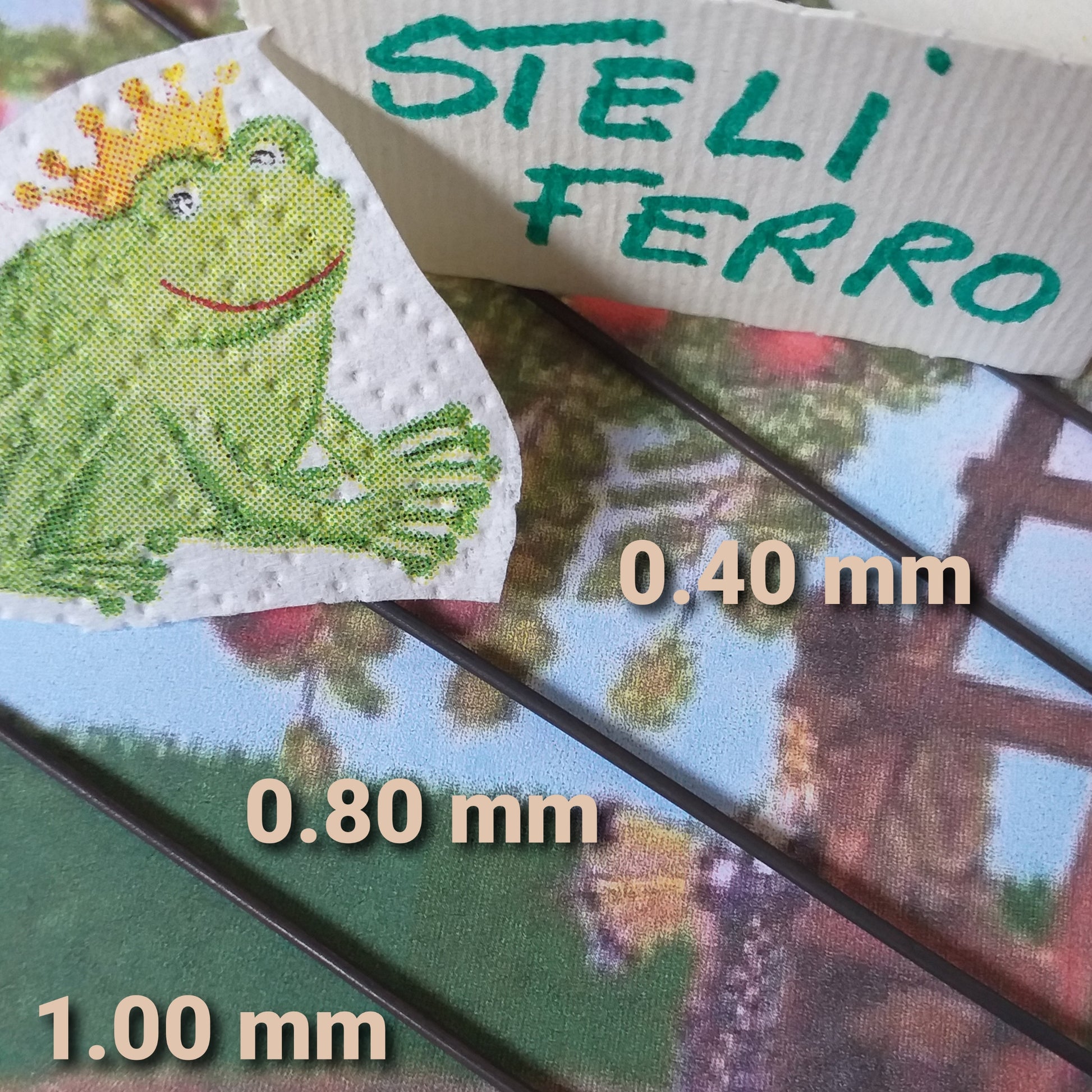 steli per fiori finti perline carta uncinetto gomma crepla aste di sostegno ferri barrette gambi filo fioristi grezzo brunito