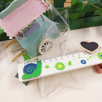 misure formine stelle plastica apribile divisibile trasparente plexiglass per albero Natale uso portaconfetti confezioni cioccolatini dolcetti caramelle regali natalizi