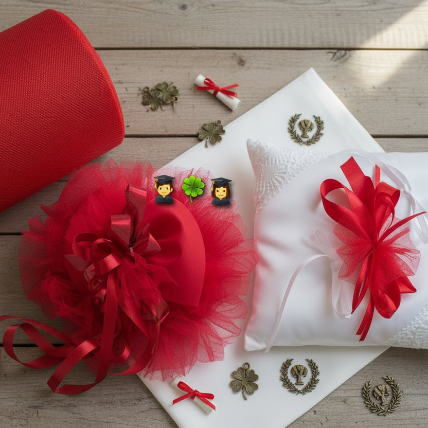 rotolo tulle a metraggio e idee bomboniere laurea fai da te veli per confetti fiocchi decorazioni festa