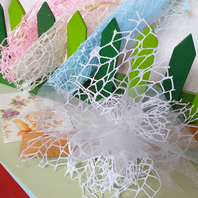 Tulle portaconfetti tirante, rete e velo, fai da te sacchetti confetti