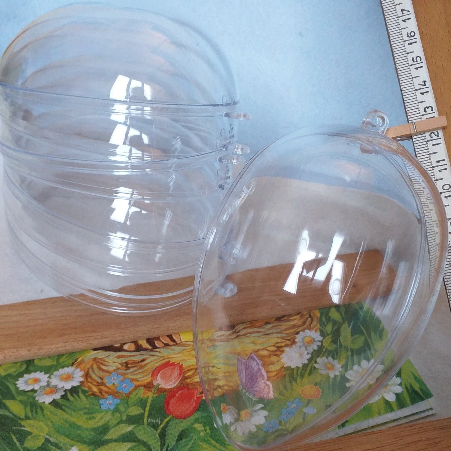 uova plastica plexiglass apribili divisibili trasparenti grandi 12 cm, ovetti decoupage pasquale da riempire decorare appendere appoggiare uso hobbistica vetrinistica packaging pasticceria gastronomia panetteria confezionamento cioccolato