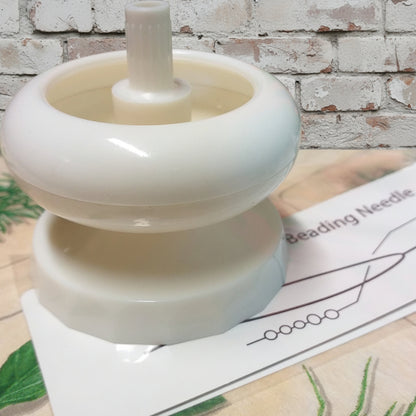 attrezzi perline yoyo infilaperle trottolina di plastica con ago per creare fiori alberi piante di perle rocailles conteria di venezia